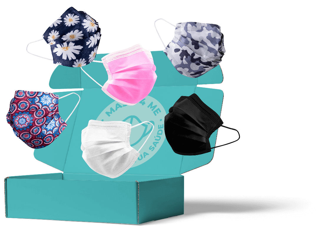 Pack Personalizado Máscaras Cirúrgicas