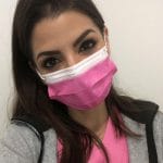 Máscara Higiénica Descartável Rosa Intenso - Embalagens Individuais