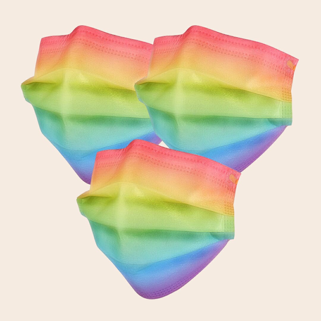 Máscara Higiénica Descartável LGBTQI+ Pride
